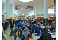 Fans line up to welcome the iPad 2 in Toronto
