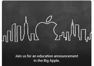 Apple announces Jan. 19 education event in NYC