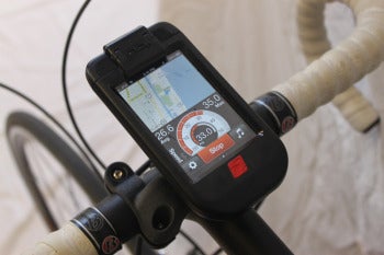 iBike makes a case to mount your iPhone on your handlebars.