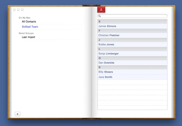 Groups in Address Book and Mail