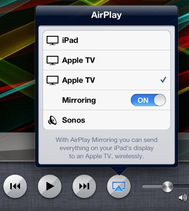 Airplay icon not showing up on ipad 2