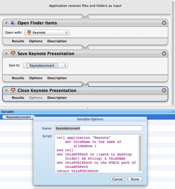 Automator workflow of the month: Convert PowerPoint to Keynote ...