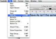 Mountain Lion's Save As isn't what it once was