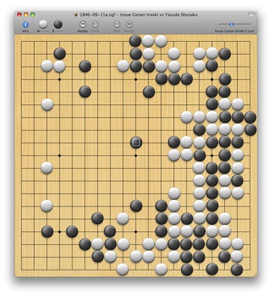 playing go