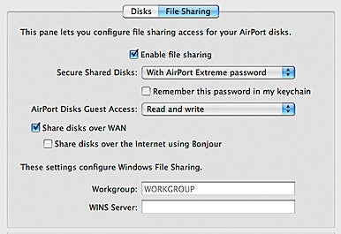 WAN disk sharing