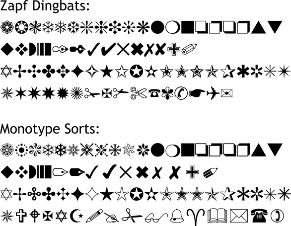 free clipart fonts for mac - photo #22