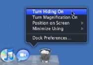 How to delete the Dock delay