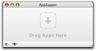 AppZapper main window drop zone
