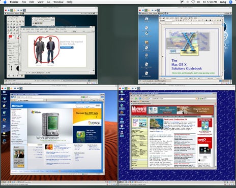 mac osx desktop. With Parallels Desktop for Mac