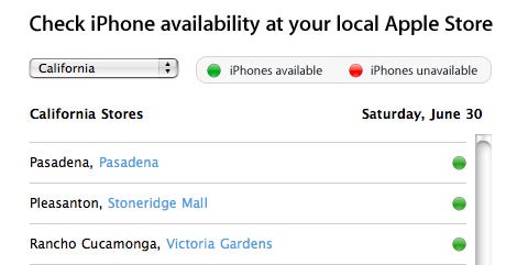 iphone availability