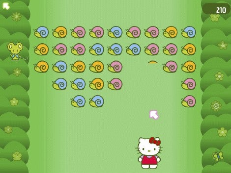 Hello Kitty: Bubblegum Girlfriends Rainbow Garden mini-game