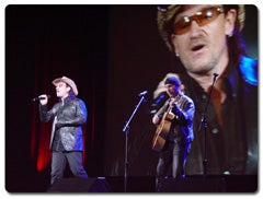 U2 at iPod event