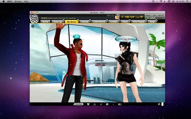 With IMVU's Mac client, Mac-using members of the social entertainment network will be able to meet new people, chat with friends, and play games.