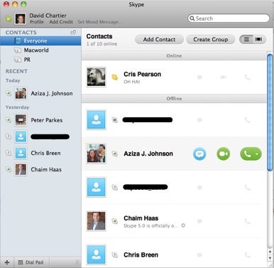 Skype  Mac   -  3