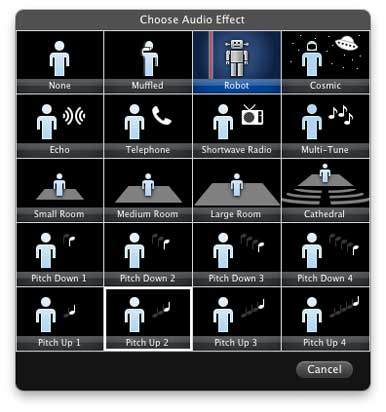 iMovie's audio effects range the gamut from fun to occasionally useful.