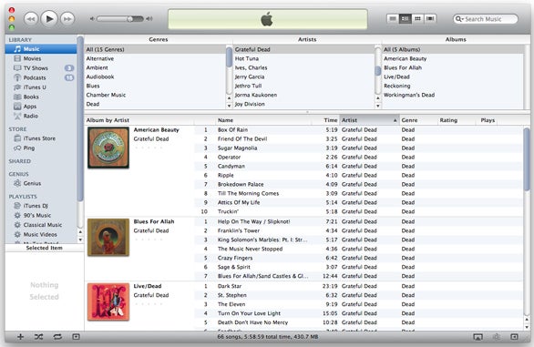 Making the most of the iTunes Column Browser | Macworld