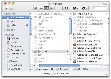 finder view hidden files