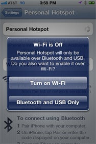 Using the Personal Hotspot on your AT&T iPhone | Macworld