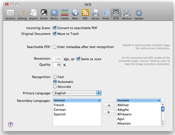 devonthink pro office dropbox sync