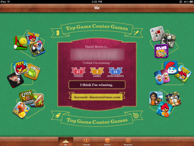 Game center apple как зайти на андроид