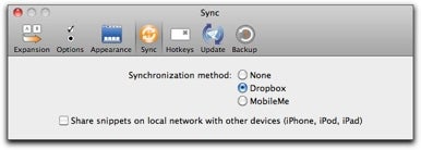 sync app data
