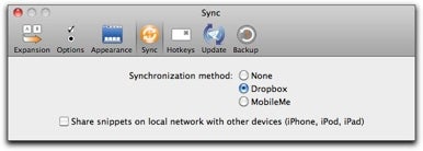 sync writeroom ipad dropbox