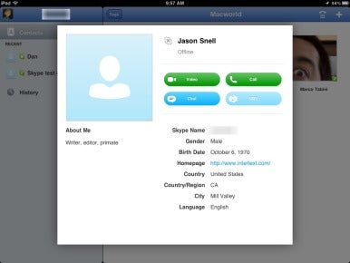 skype app for ipad