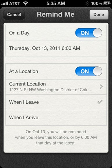 smart reminder ios app