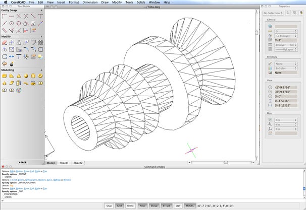 3d modelling in corelcad