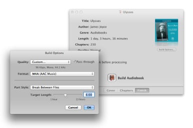 audiobook builder max length
