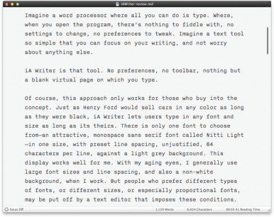 iA Writer is a solid no-distraction writing tool | Macworld