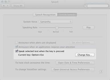 mac voice to text shortcut