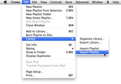 itunes playlist export to usb