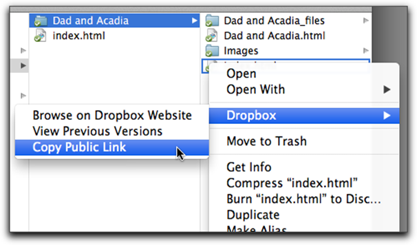 dropbox mac public folder