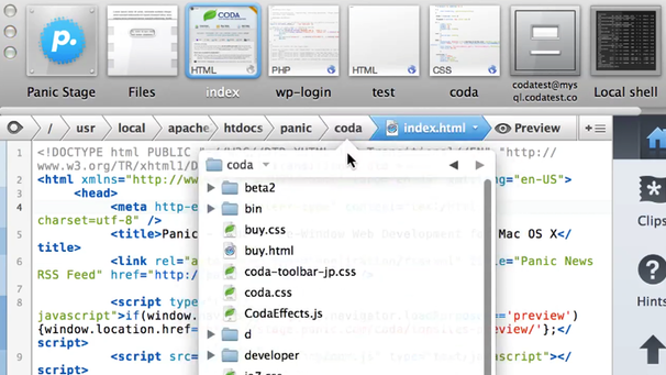 Coda 2 0 7 – One Window Web Development Suite