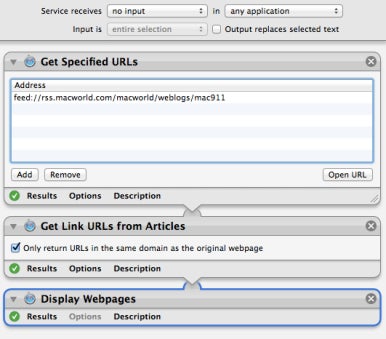 Add RSS Workflow