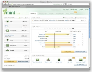 intuit mint features