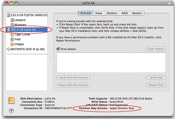 how to format hard drive for time machine mac scheme