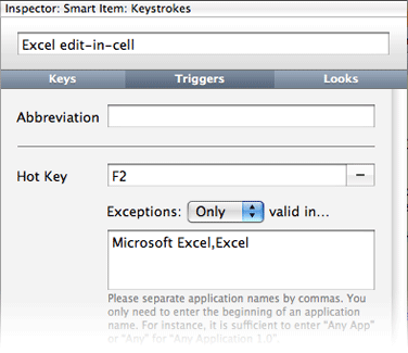 excel 2008 for mac keyboard shortcuts