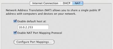 Enable NAT Port Mapping