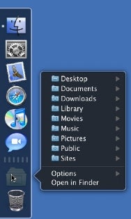 Easy access to folders