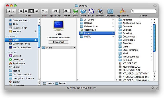 Share Windows files with a Mac