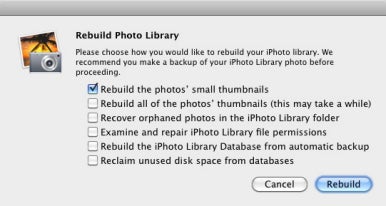 repair iphoto library