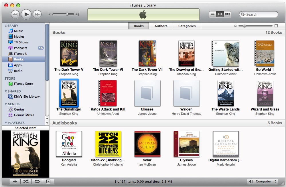 itunes audiobooks