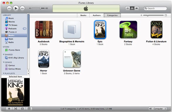 reorder books in ibooks on mac