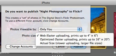 Control your online albums with iPhoto | Macworld