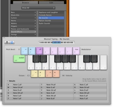 garageband drum samples