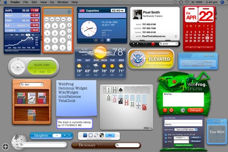 dashboard widgets mac os x