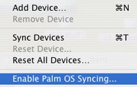 iSync Palm Conduit