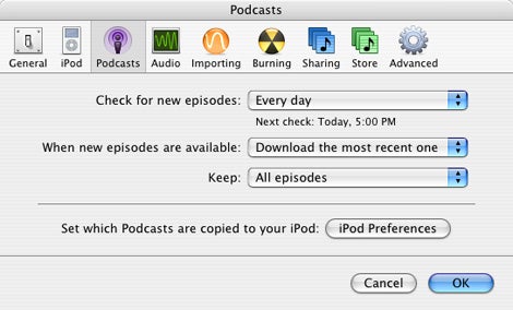 podcast preferences